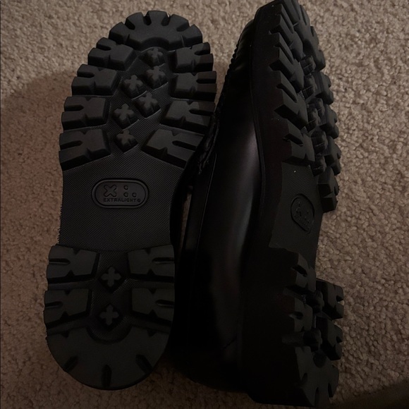 GH Bass Weejuns chunky lug loafer size 9 black life new - Picture 5 of 6